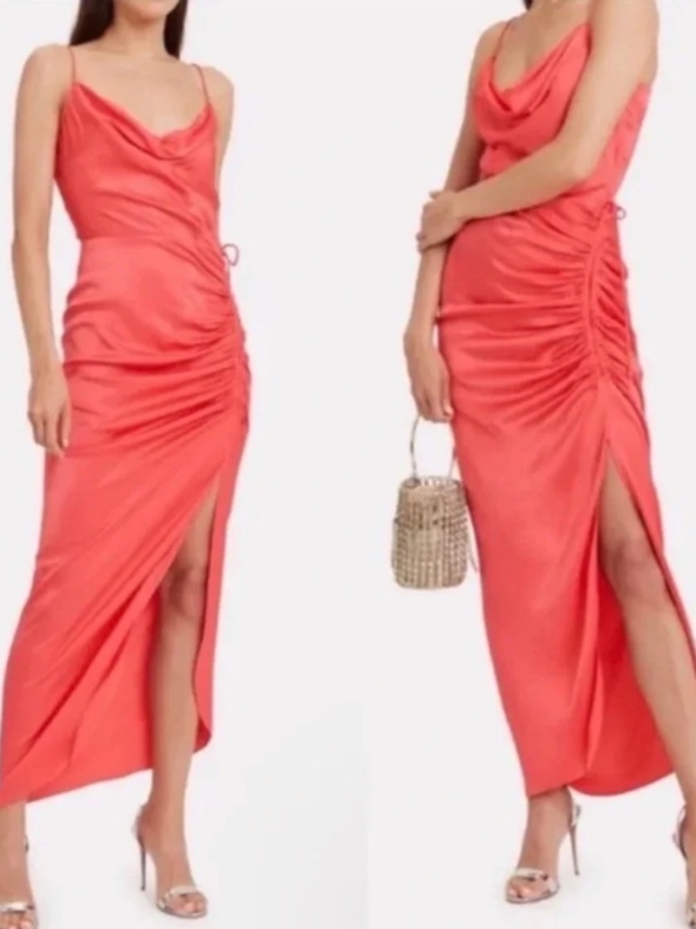 Veronica Beard Natasha ruched side dress size 2